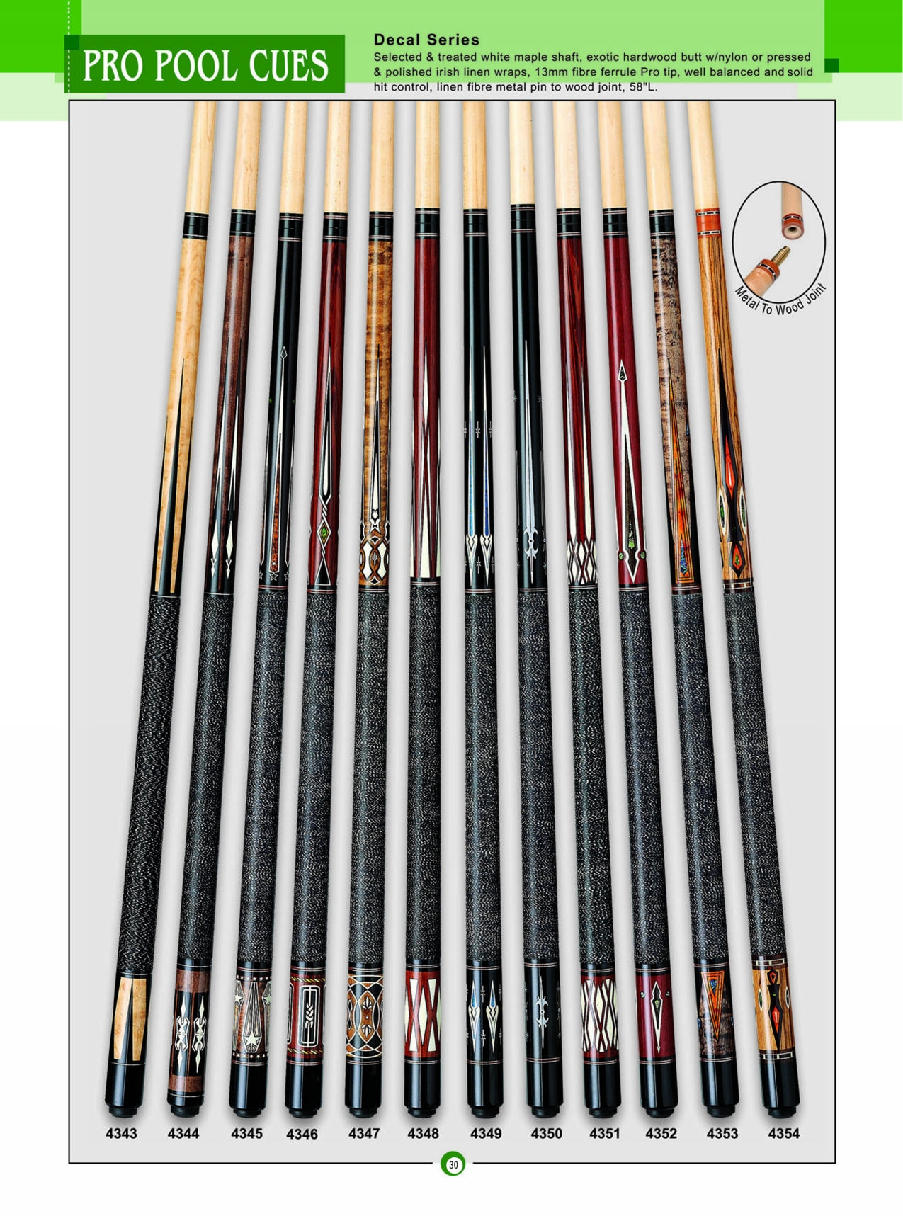 PRO POOL CUES