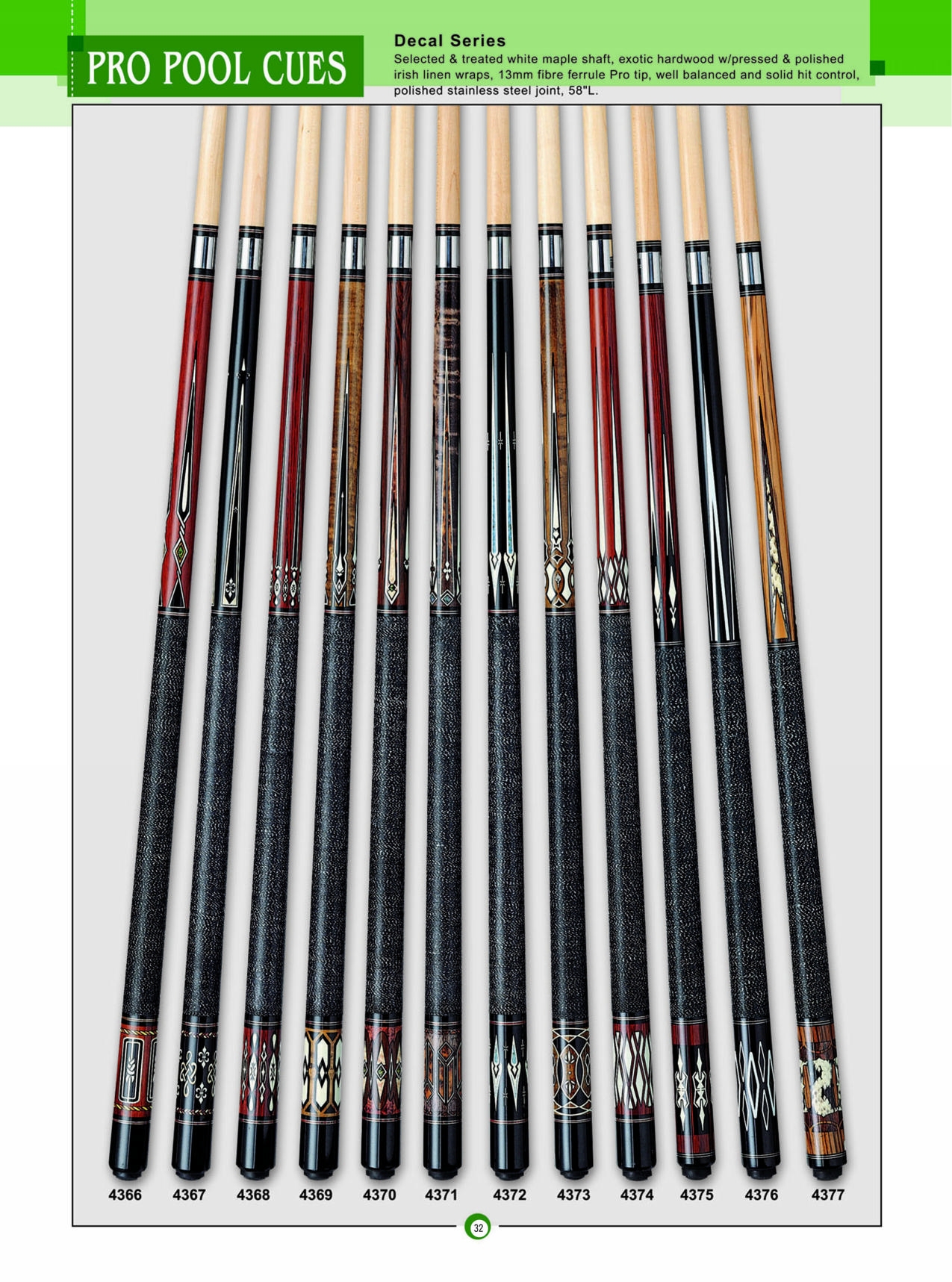 PRO POOL CUES