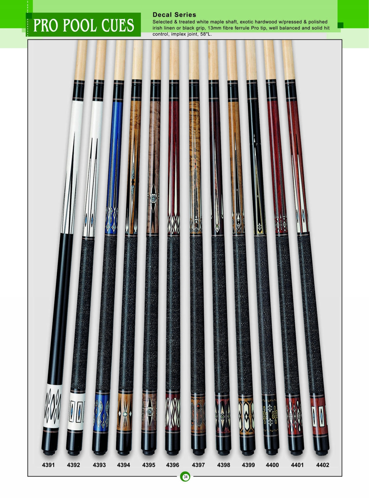 PRO POOL CUES