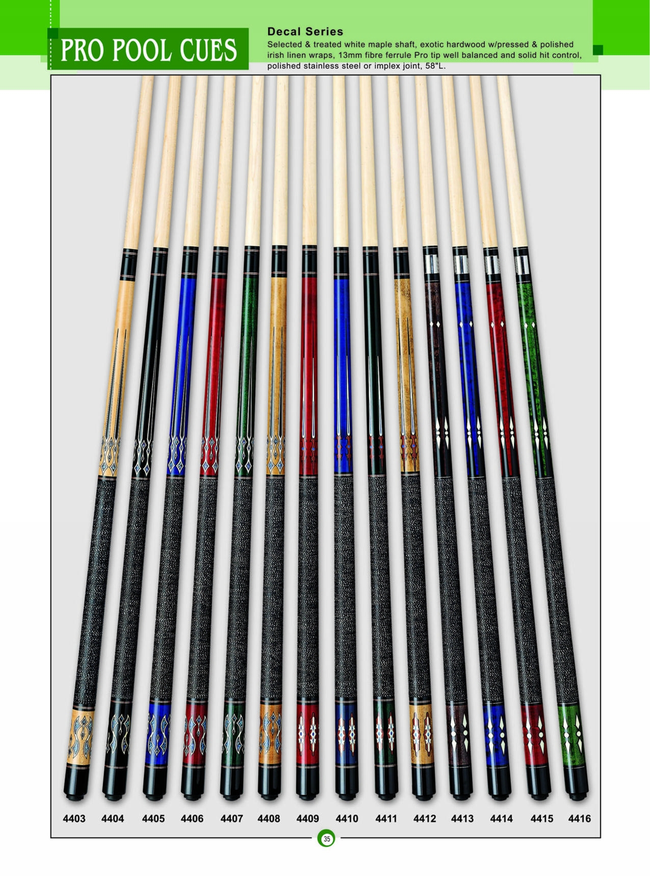 PRO POOL CUES