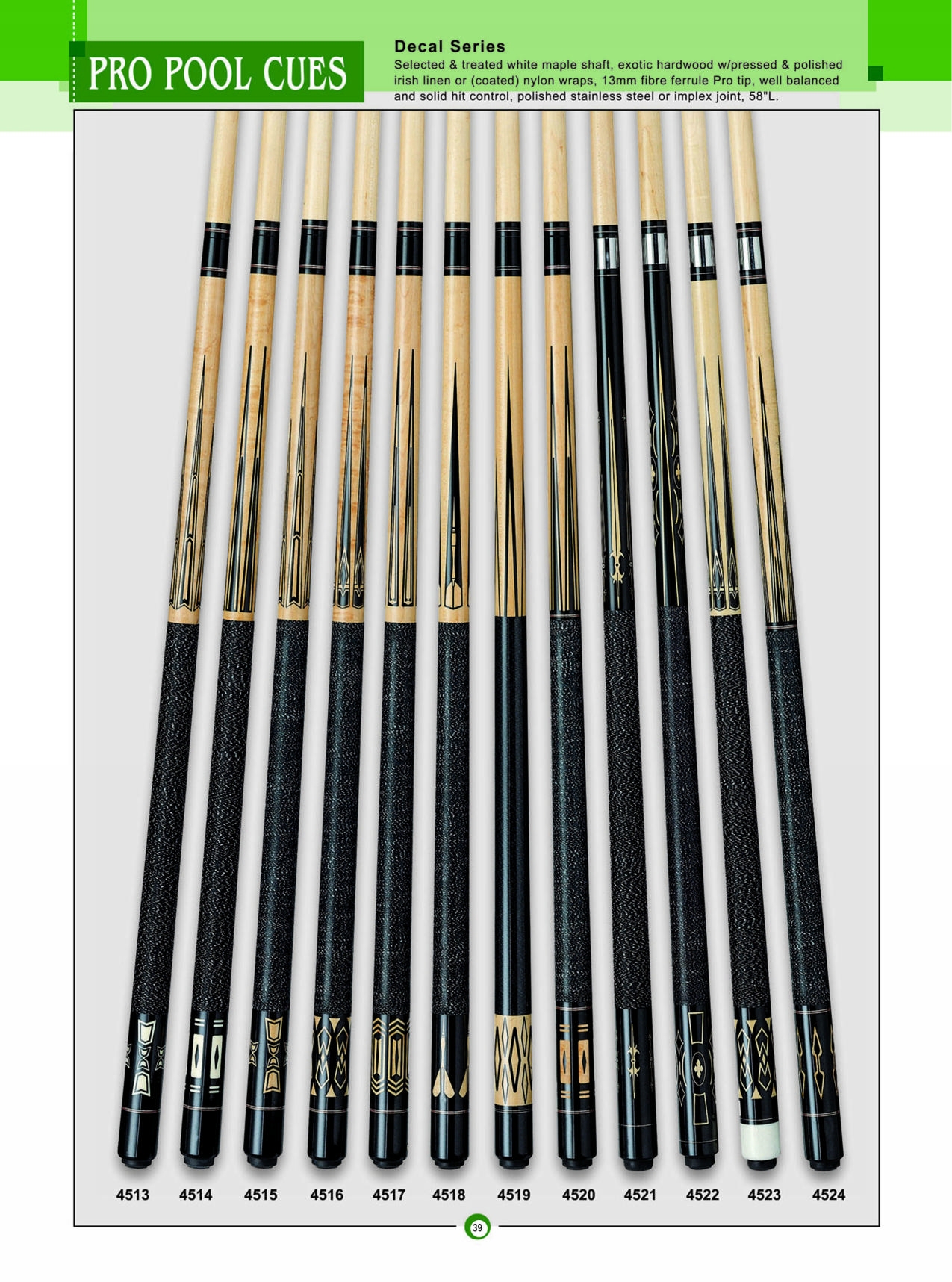 PRO POOL CUES