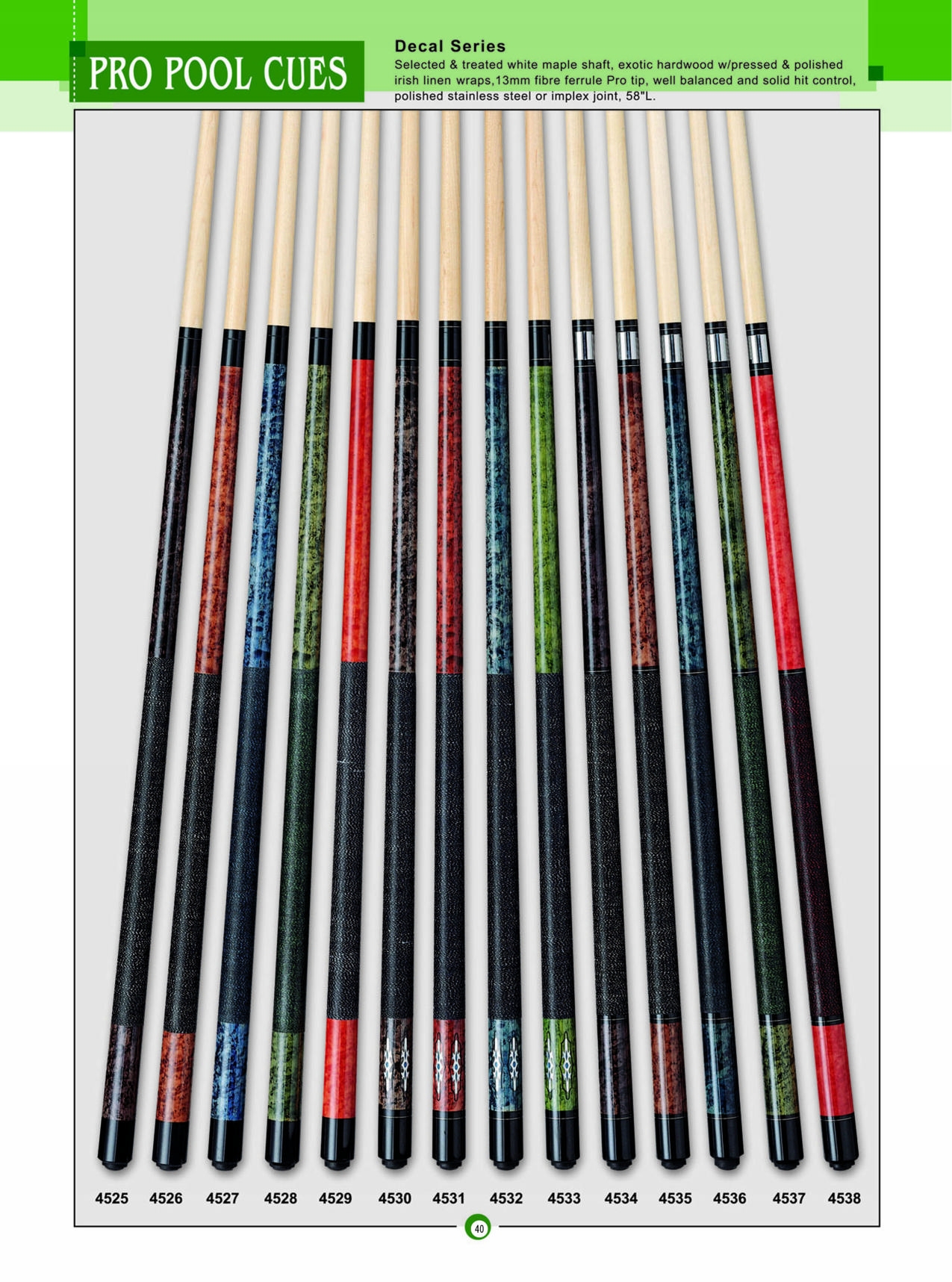 PRO POOL CUES