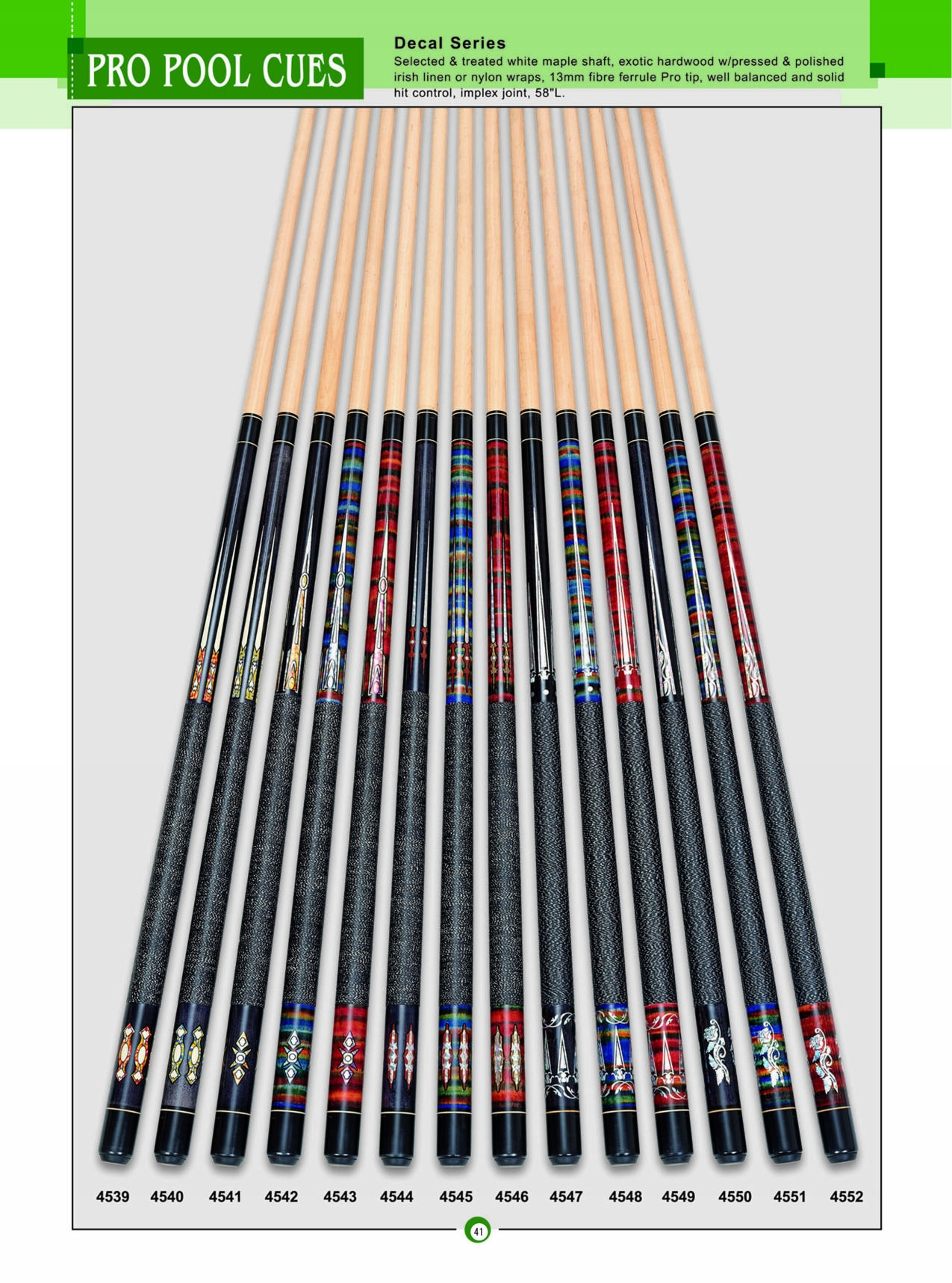 PRO POOL CUES