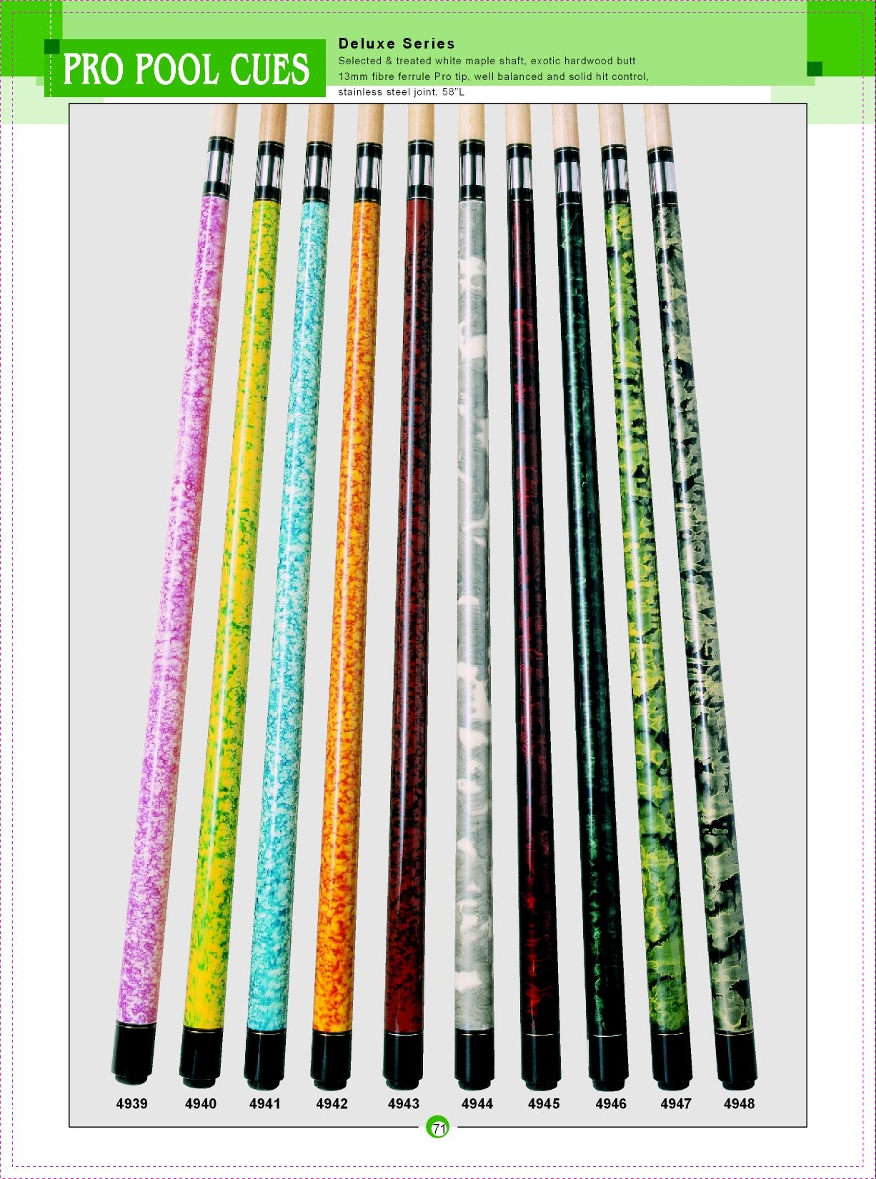 PRO POOL CUES